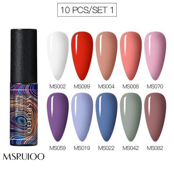 

nail art kits 10pcs gel polish set 5ml kit uv for varnish manicure