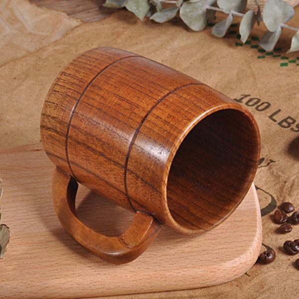 

mugs customized jujube beer wooden mug personality bar living room with handle ears
