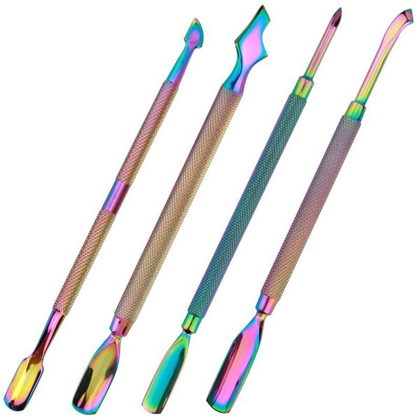 

nail art kits color titanium dead skin push 4 piece set stainless steel shovel beauty tools