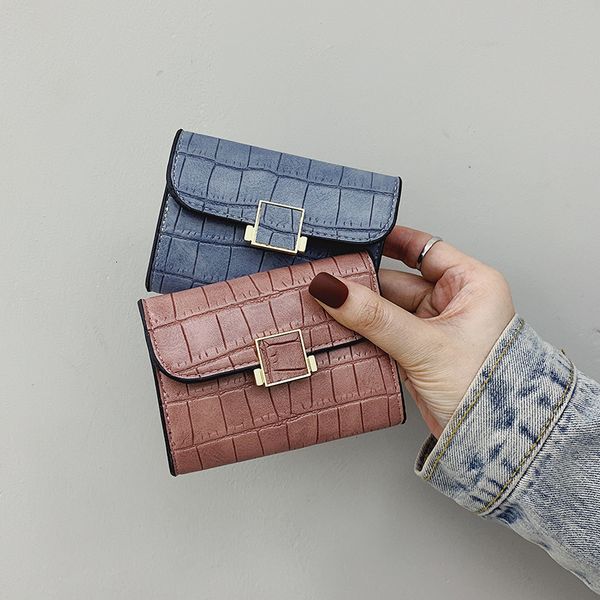 

card bag women 2021 fashion thin money clip holder business credit, Red;black