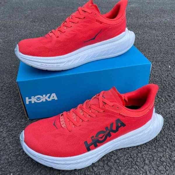 

hoka one men's and women's running shoes with carbon plate