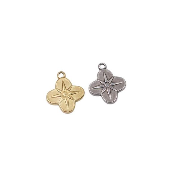 

charms 5pcs 15mm wholesell casting stainless star coin pendant diy necklace earrings bracelets unfading colorless, Bronze;silver