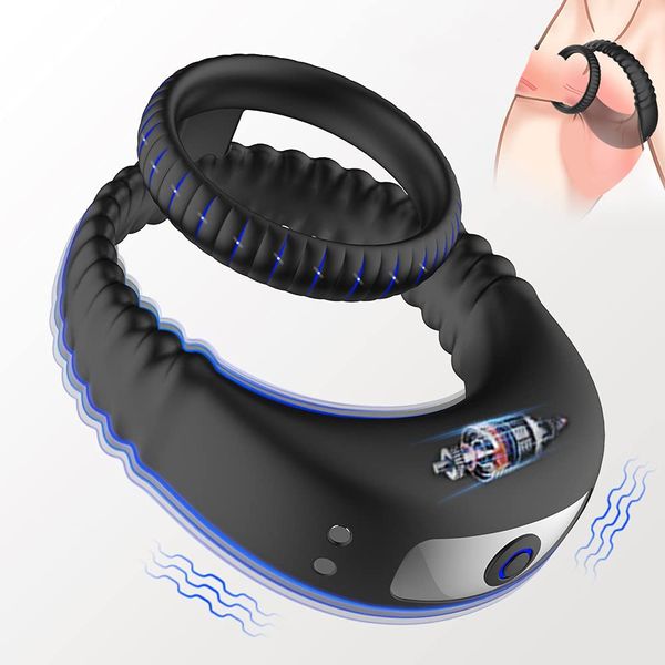 

upgrade wearable resonance massager with lock ball ring delay your pleasure time with 10 modes satisfy different female desire