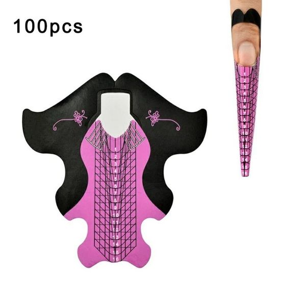 

nail art kits longest form acrylic nails uv gel guide self adhesive sticker decoration