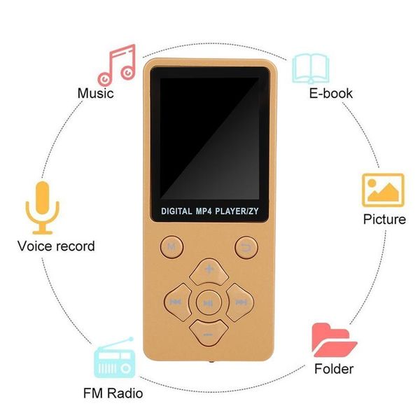 

& mp4 players portable bluetooth mp3 player screen fm radio video games movie built-in microphone high-fidelity recording with headphone