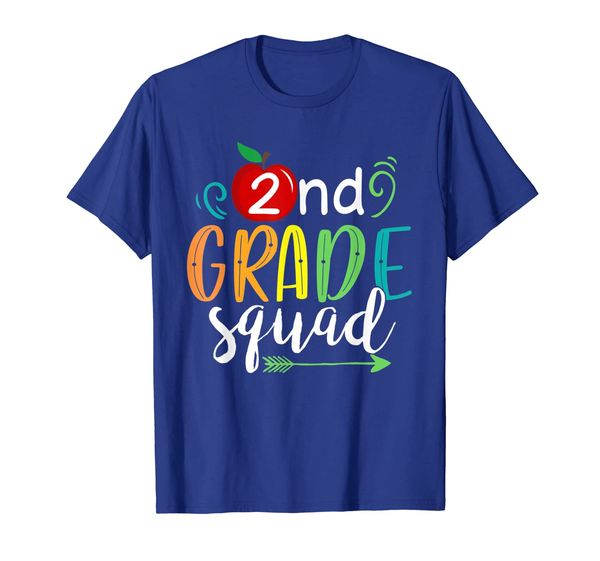 

2nd Second Grade Squad Teacher Back To School Funny Gift T-Shirt, Mainly pictures
