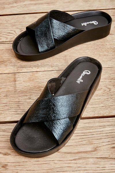 

slippers black mirror women 's l0642710010