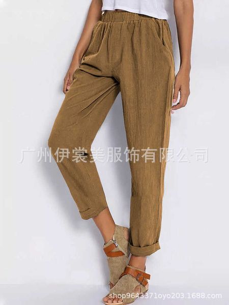 

new autumn women's casual pants, Black;white