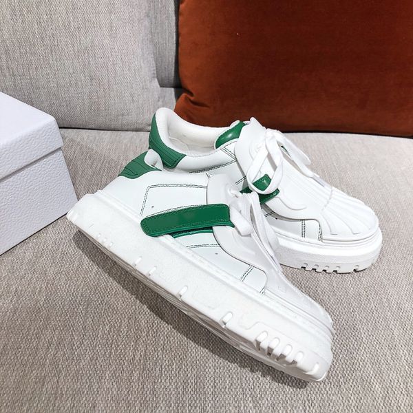 

luxury designer women casual shoes sneakers women trainers fashion sneakers casual real leather shoes casual shoes with box dustbag size 35-, Black