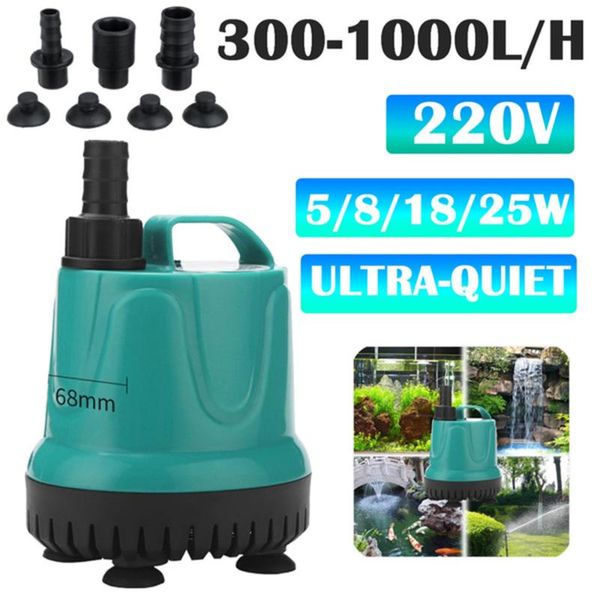 

air pumps & accessories 5w 8w 18w 25w water pump fish tank submersible bottom filter manure suction change for aquarium