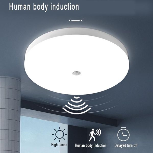 

ceiling lights pir motion led lamp for bedroom 18w 24w 36w human body sensor panel foliving room corridor ac85-265v
