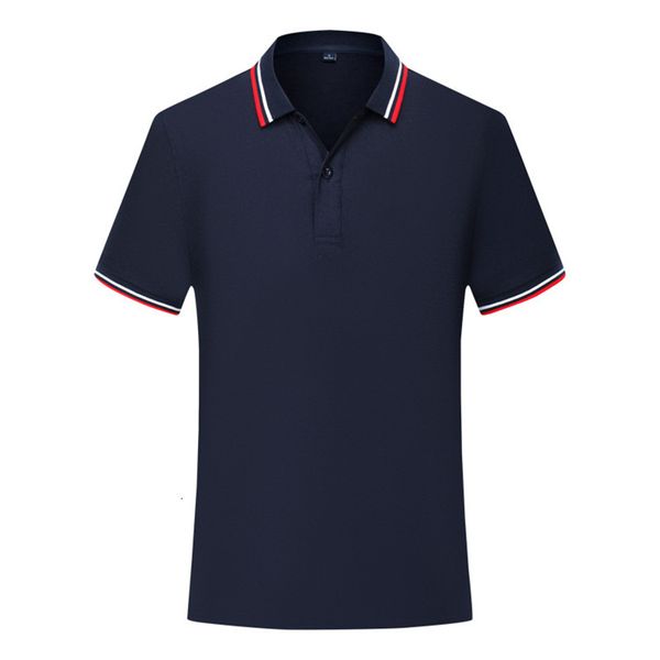 

luxury t-shirts summer men's lapel simple t-shirt short sleeve casual paul polo youth busins, Black