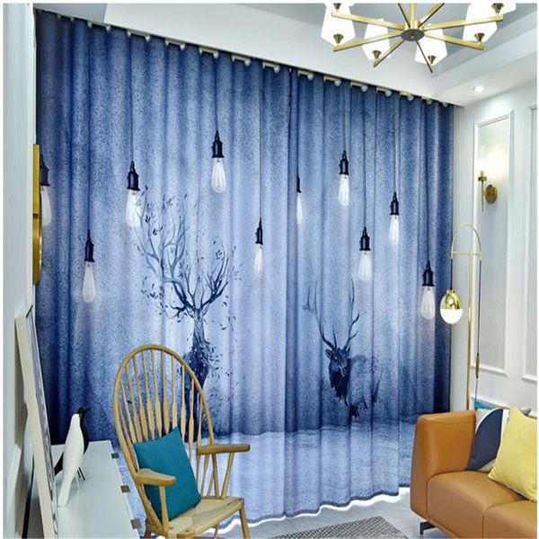 

curtain & drapes simple wind bedroom living room bay window cold and windproof thick shading modern curtains