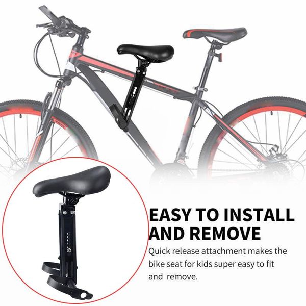 

40# child front-mounted bicycle seat adjustable detachable mountain bike tube children kids cushion pad trekking poles