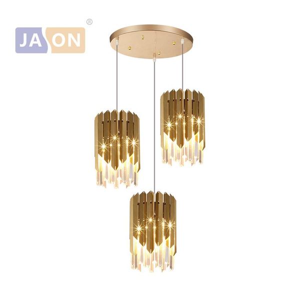 

chandeliers luxury golden chrome silver crystal led hanging lamps chandelier lighting lustre suspension luminaire lampen for dinning room