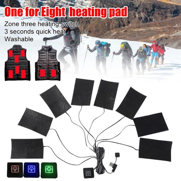 

carpets est usb clothes heater pad with 3 gear adjustable temperature,electric heating sheet warmer for vest jacket