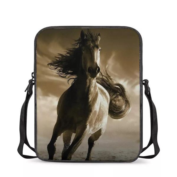 

school bags hycool horse men's messenger bag crossbody shoulder travel man purse small sling pack for work business