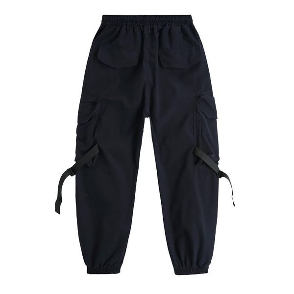 

women's pants & capris black pocket cargo 2021 spring summer harajuku hip hop buckle harlan loose legged thin casual, Black;white