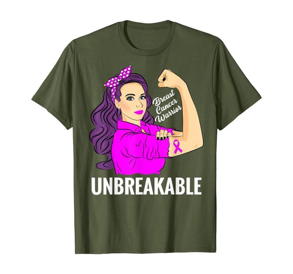 

breast cancer awareness warrior unbreakable metastatic shirt, White;black
