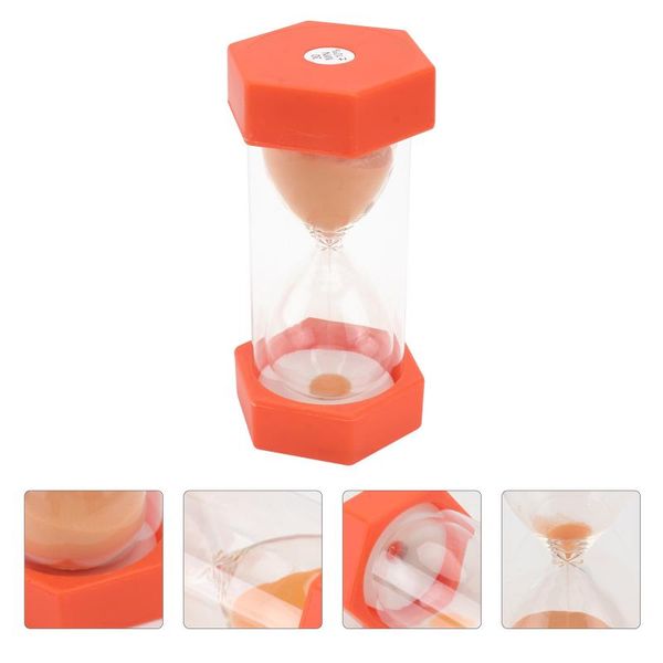 

other clocks & accessories 1pc decorative hourglass household timer anti-falling (orange)
