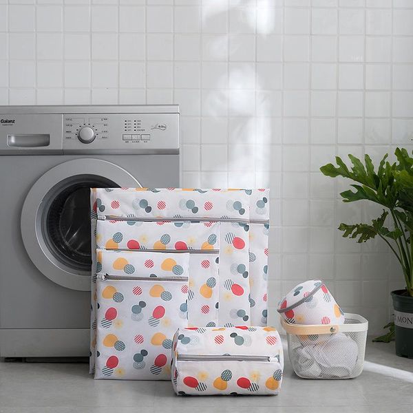 

laundry bags 6 sizes mesh with zipper clothes washing bag for bra lingerie travel storage organizer bathroom accessories