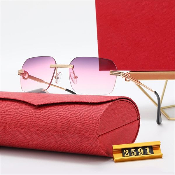 

80% off store online new women's frameless metal sunglasses4526, White;black