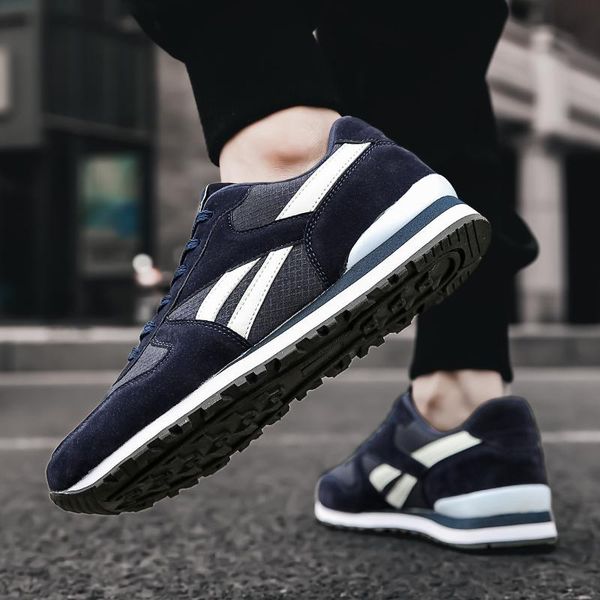 

classic men shoes retro light suede leather running shoes breathable men sneakers damping jogging sport shoe for women trainer