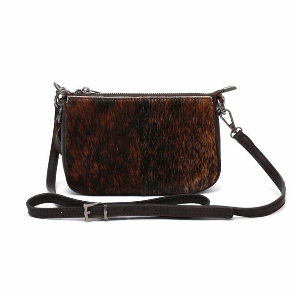 

evening bags 100% genuine leather calf hair clutch/crossbody fashion women's bag