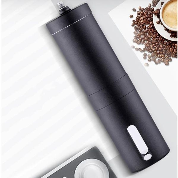 

manual coffee grinders multipurpose black mill grinder home washable adjustable travel portable bean burr stainless steel hand crank