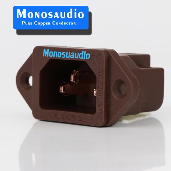 

smart power plugs piece monosaudio ic71(c) pure copper ac iec inlet socket audiophile connector iec320 c14 mains male