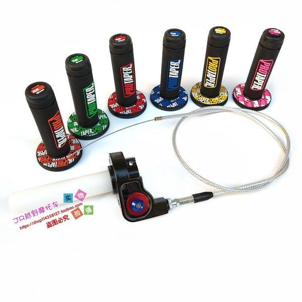 

handlebars 22mm grips settle twist throttle clamp plastic with cable for motorcycle pit dirt bike motocross atv off road