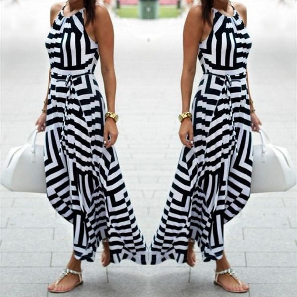 

ethnic clothing vintage striped print long dress summer a-line split short sleeve spring elegant retro maxi boho office lady vestidos, Red