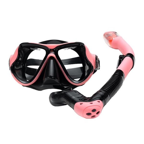 

diving masks snorkel scuba mask set anti fog swimming pool adjustable hd 180 degree snorkeling equipment for women men