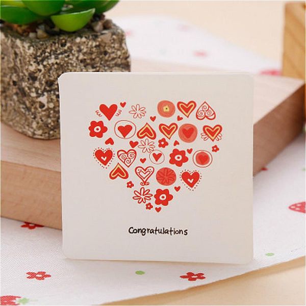 

greeting cards 50pcs cartoon message card christmas birthday weding invitations year postcard mini gift