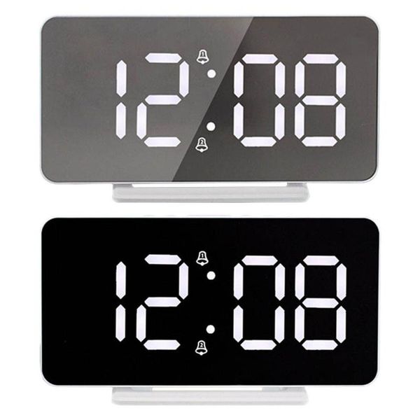 

other clocks & accessories mini digital clock wall tools usb charging temperature date time display for bedroom household