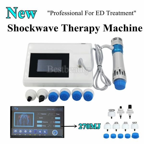 

external wave home use instrument shockwave therapy machine for ed treatment radial ulnar humeral epicondylitis 10-270mj electric mass massa