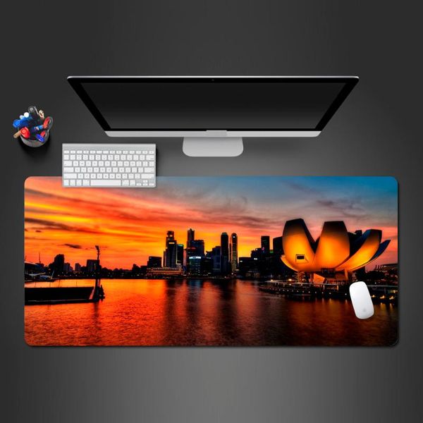 

mouse pads & wrist rests sydney city landscape pad personality game player mousepad table to computer gamibg mat christmas gift