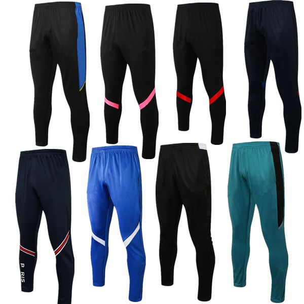 

2021 soccer trousers real madrid dangerous srergio ramos chandal air jogging paris mbappe leggings, Black
