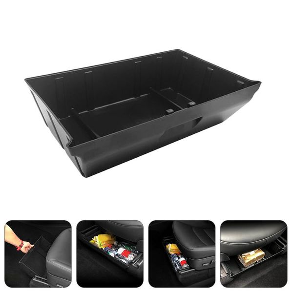

car organizer 1 pc underseat storage case black drawer box for