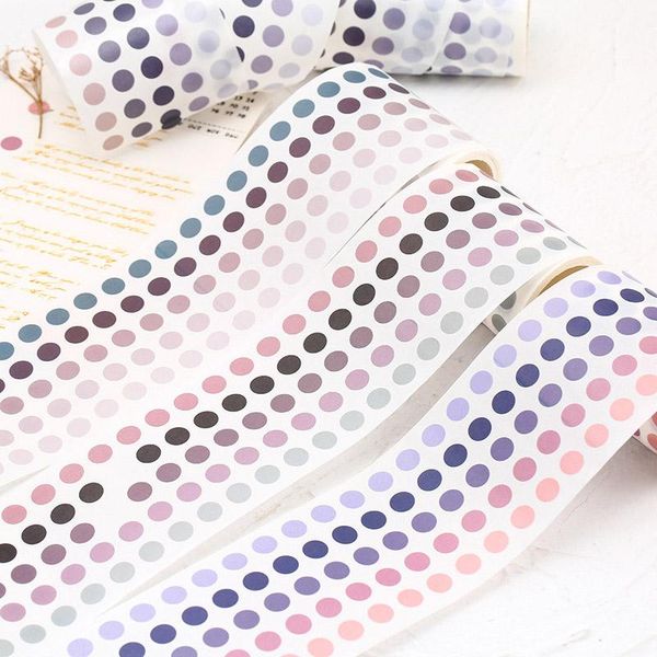 

gift wrap 60mm*3m 8 styles base decorative adhesive tape dot masking washi diy scrapbooking sticker label japanese stationery