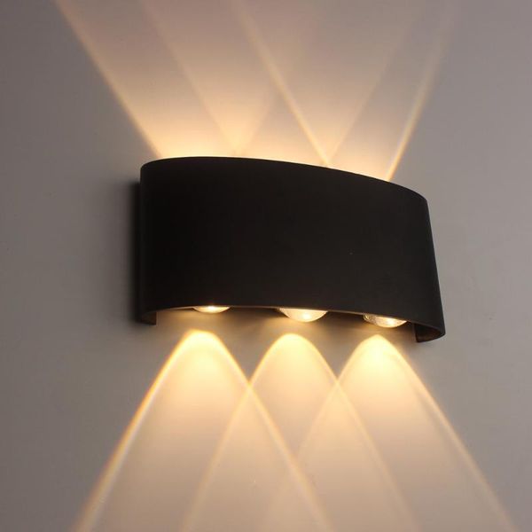 

outdoor wall lamps ip65 led lamp waterproof garden lighting aluminum ac86-265 indoor bedroom living room stairs light