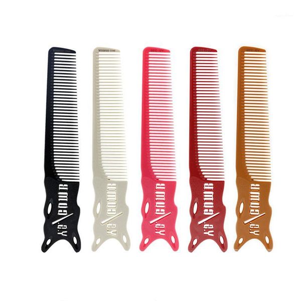 

professional hair cutting comb abs material unique design salon hairdressing anti-static hairdresser stylist1, Silver