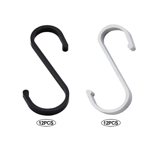 

s shape kitchen railing space aluminuml hanger hook for bathroom bedroom office pan coat bag plants holder hooks & rails