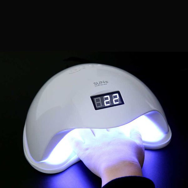 

sun 5 uv nail lamp 48w professional nailpolish dryer manicure lamp led nail art lamp 210608