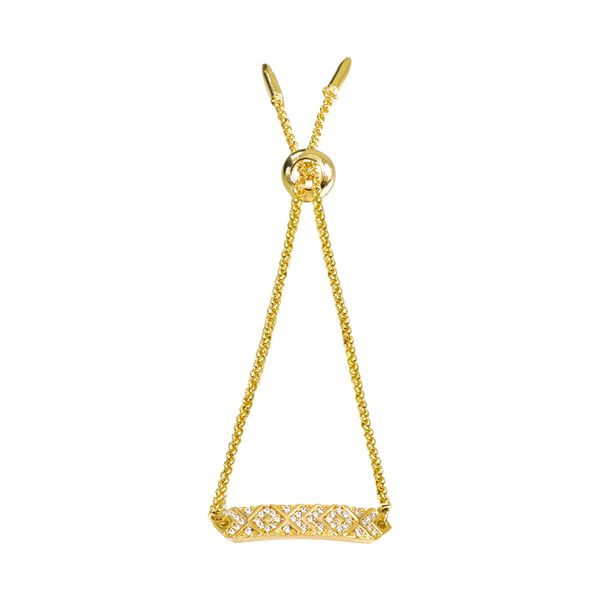 

creative trendy charm bracelet for woman rectangular diamond adjustable buckle box bracelet personalized hand accessories party holiday gift, Golden;silver