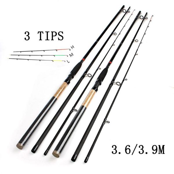 

boat fishing rods 3 sections lure rod 3.6/3.9m spinning l/m/h tips bait wt 2-30g long throw sea fish pole