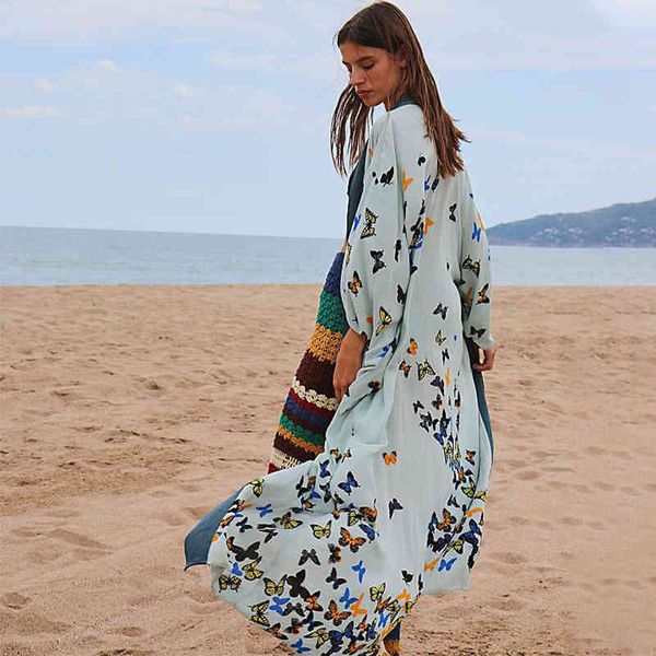 

bikini cover-ups cotton tunic women plus size beach wear swim suit cover up long kimono cardigan robe de plage q1224 210420, White;black