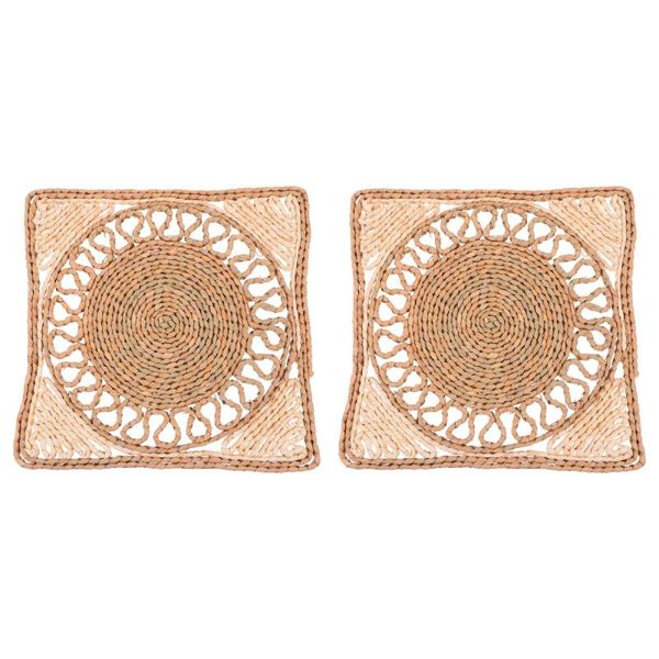 

mats & pads 2pcs home thicken table protection pad natural plate cushion