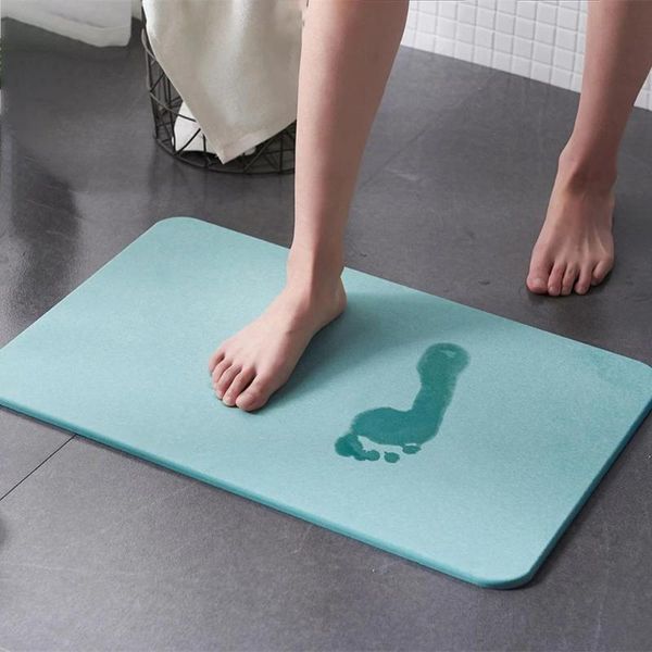 

carpets diatomite earth bath mats anti-slip absorbent carpet fast drying mat rug non skid shower home entrance doormat