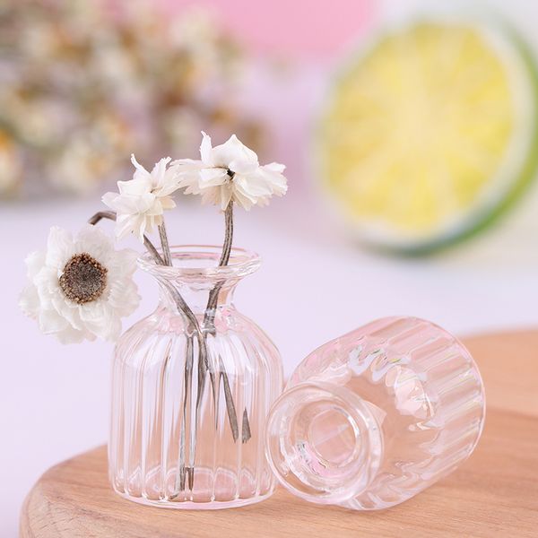 

1 Pc 112 Dollhouse Miniatures Glass Vase Model Doll House Flowerpot Vase Decor Toy Decor Doll House Accessories